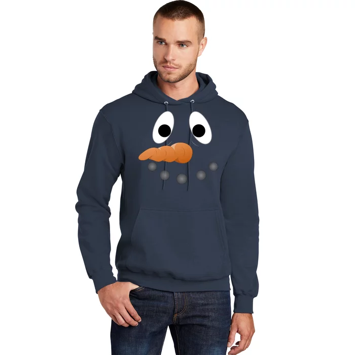 Funny Snowman Face Hoodie