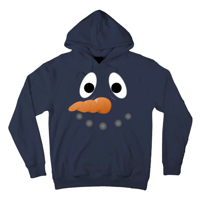 Funny Snowman Face Hoodie