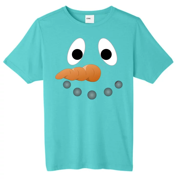 Funny Snowman Face ChromaSoft Performance T-Shirt