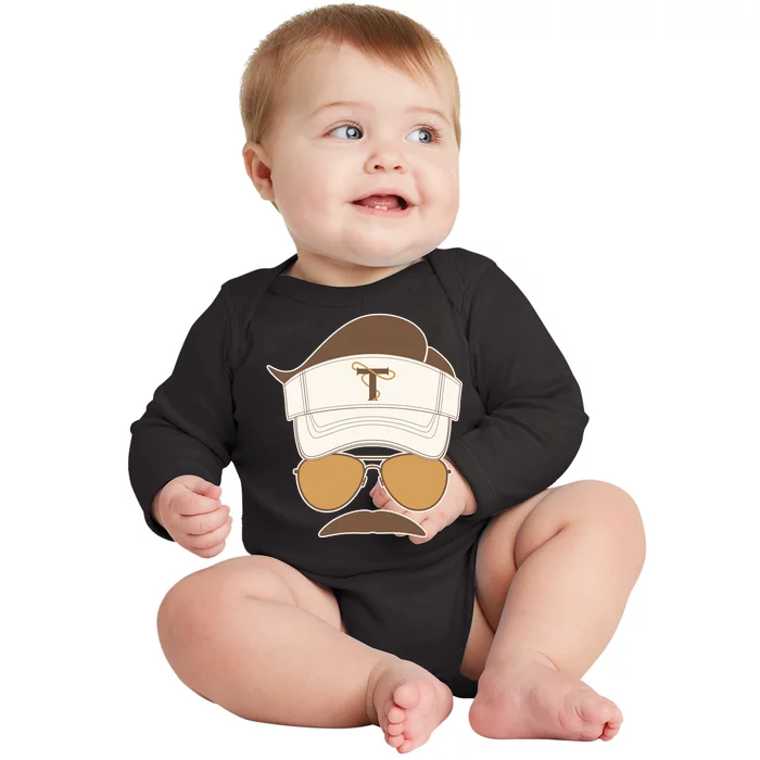 Funny Soccer Coach Baby Long Sleeve Bodysuit