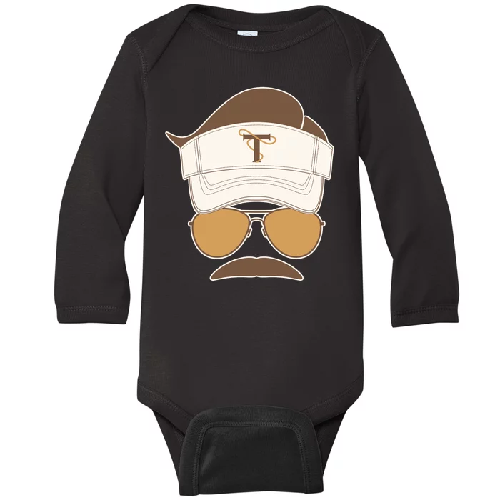 Funny Soccer Coach Baby Long Sleeve Bodysuit