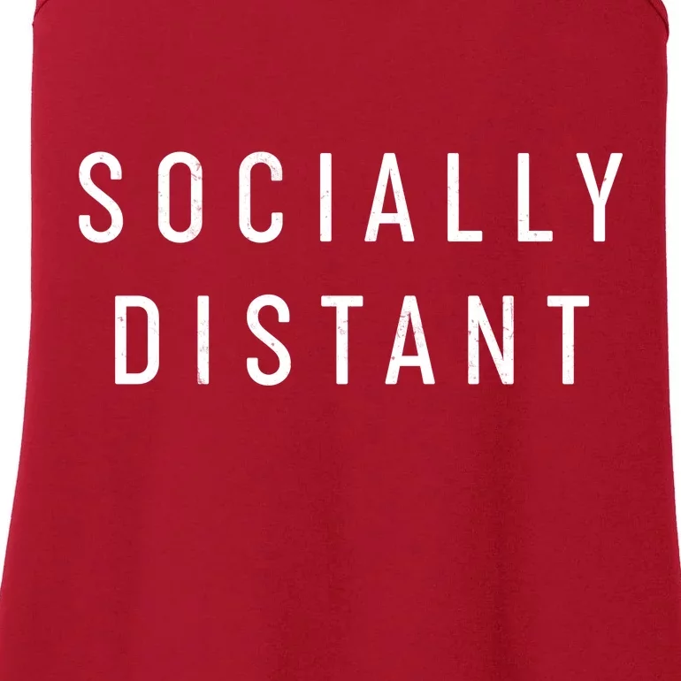 Funny Socially Distant Ladies Essential Tank