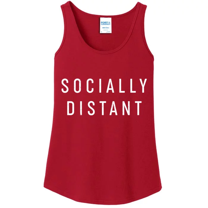 Funny Socially Distant Ladies Essential Tank