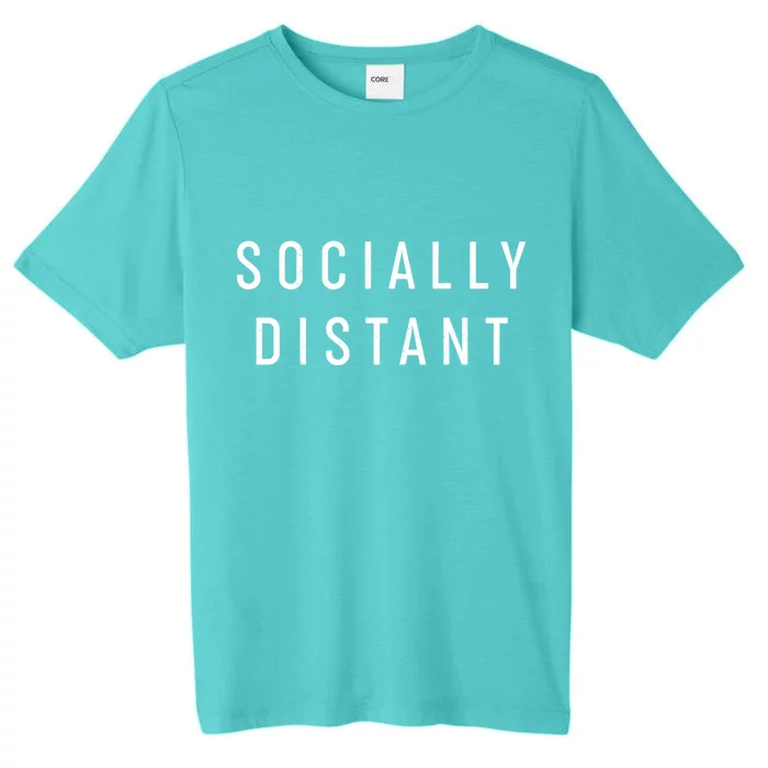 Funny Socially Distant ChromaSoft Performance T-Shirt