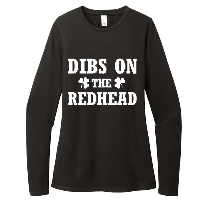 Funny St. Patrick's Day - Dibs On The Redhead Womens CVC Long Sleeve Shirt