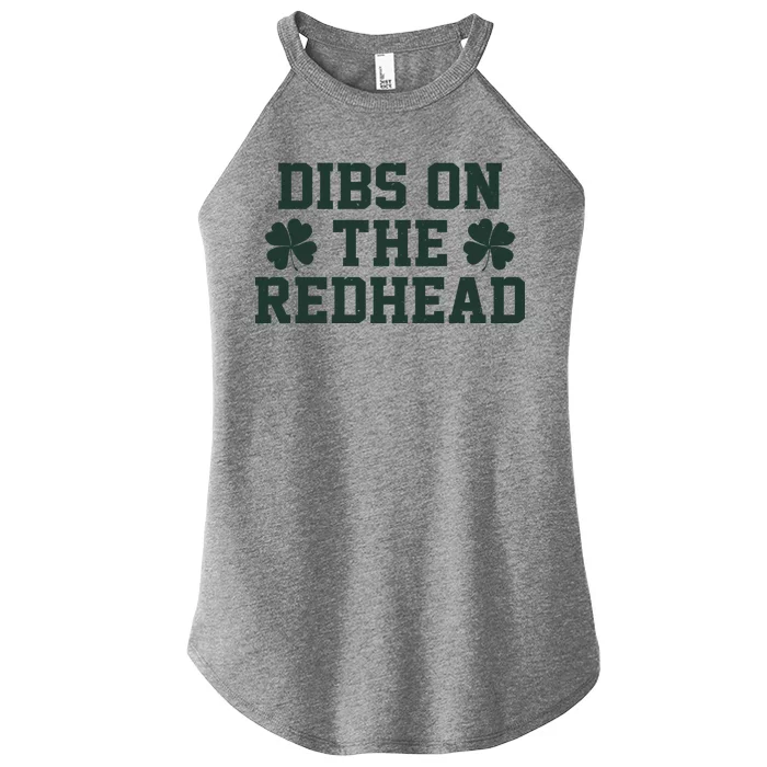 Funny St Patrick's Day Dibs On The Redhead Women’s Perfect Tri Rocker Tank