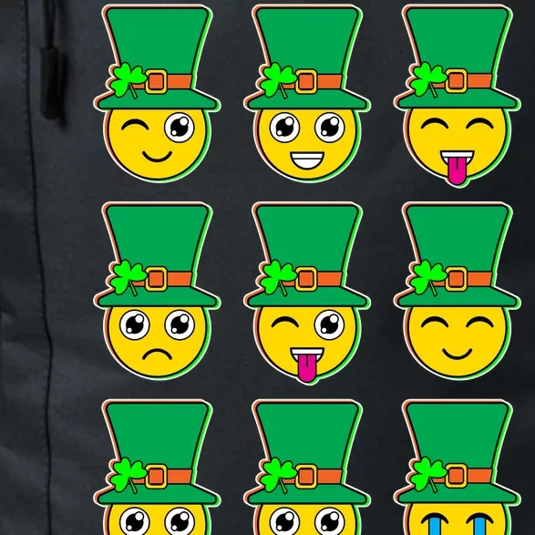 Funny St Patrick's Day Irish Emojis Daily Commute Backpack