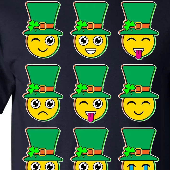 Funny St Patrick's Day Irish Emojis Tall T-Shirt