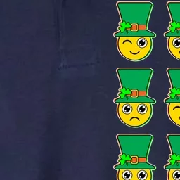 Funny St Patrick's Day Irish Emojis Softstyle Adult Sport Polo