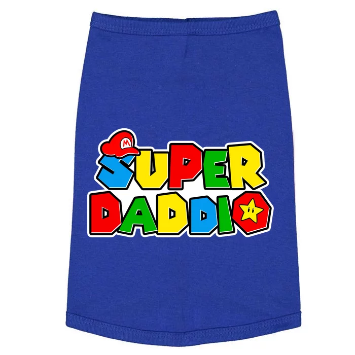 Funny Super Daddio Father's Day Gamer Doggie Tank