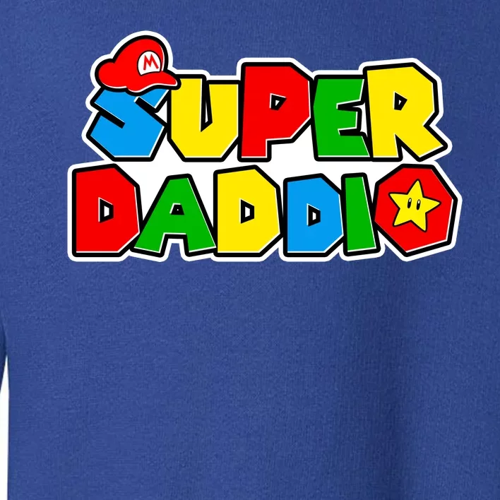 Funny Super Daddio Father's Day Gamer Toddler Sweatshirt