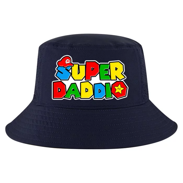 Funny Super Daddio Father's Day Gamer Cool Comfort Performance Bucket Hat