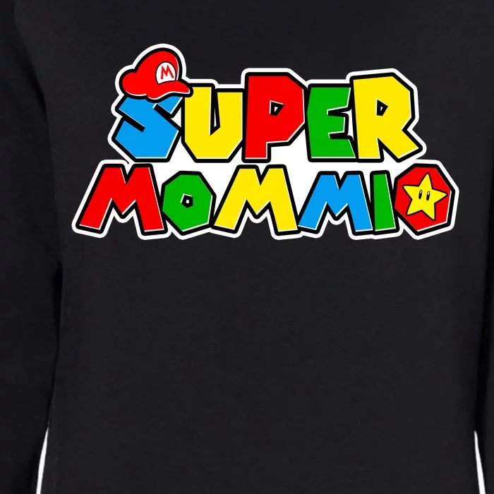 Funny Super Mommio Mother's Day Gamer Womens California Wash Sweatshirt