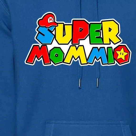 Funny Super Mommio Mother's Day Gamer Premium Hoodie