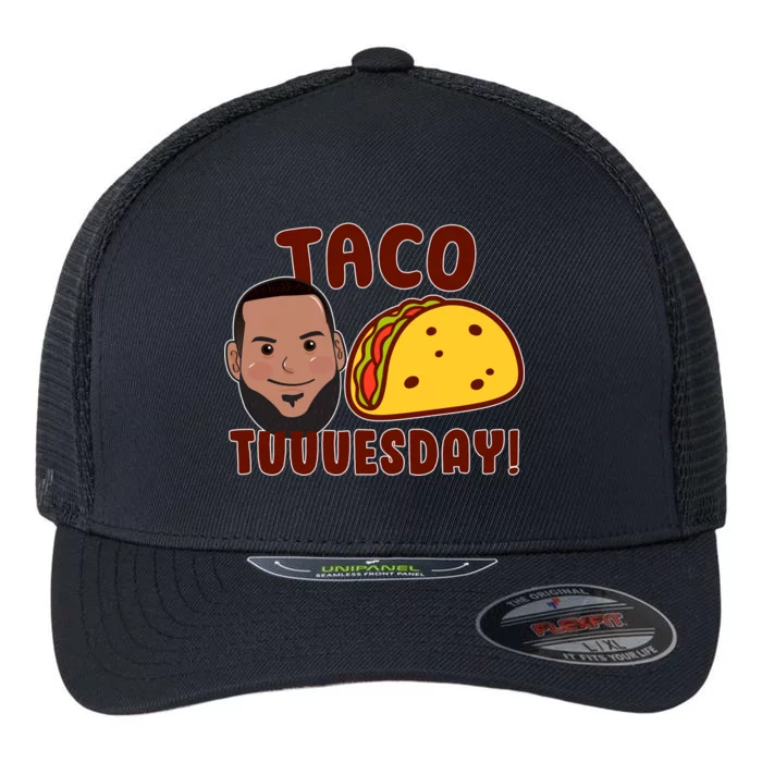 Funny Taco Tuesday Flexfit Unipanel Trucker Cap