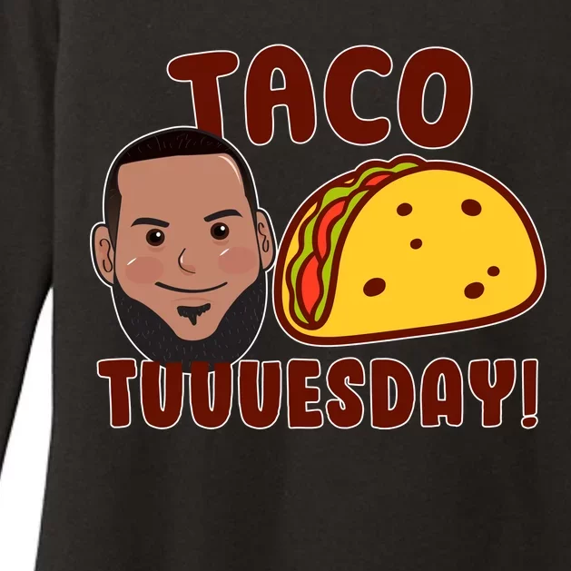 Funny Taco Tuesday Womens CVC Long Sleeve Shirt