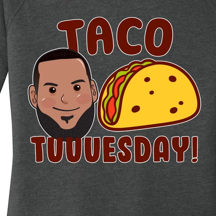 Funny Taco Tuesday Women's Perfect Tri Tunic Long Sleeve Shirt