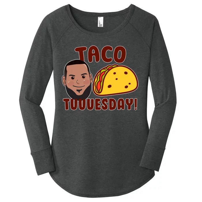 Funny Taco Tuesday Women's Perfect Tri Tunic Long Sleeve Shirt