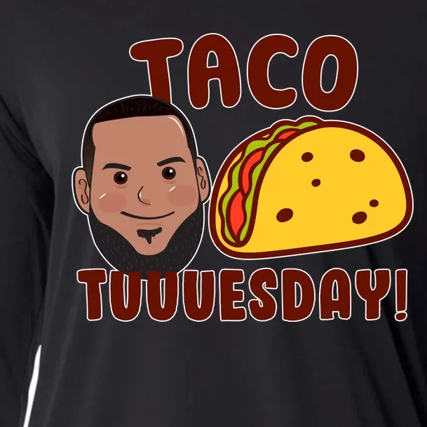 Funny Taco Tuesday Cooling Performance Long Sleeve Crew