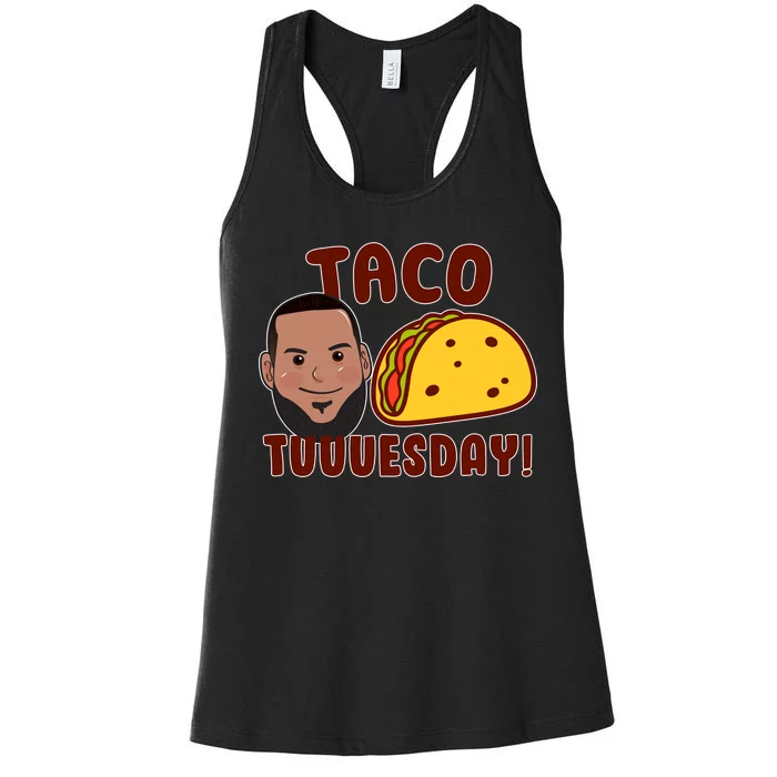 Funny Taco Tuesday Women's Racerback Tank