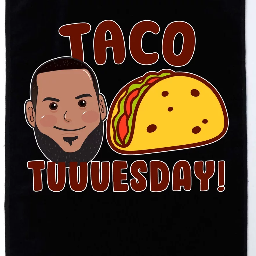 Funny Taco Tuesday Platinum Collection Golf Towel