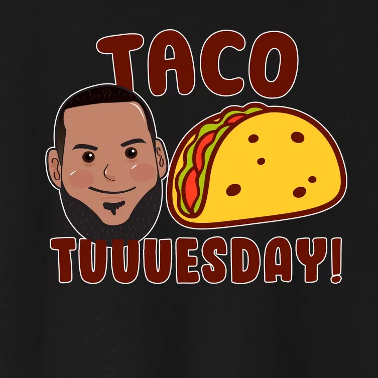 Funny Taco Tuesday Women's Crop Top Tee