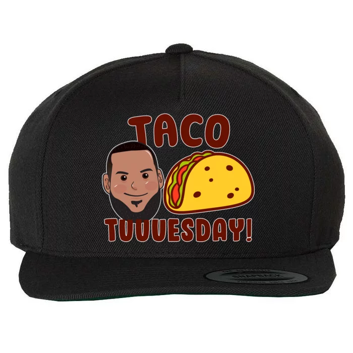 Funny Taco Tuesday Wool Snapback Cap