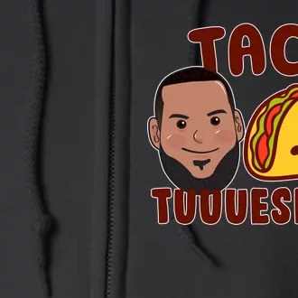 Funny Taco Tuesday Full Zip Hoodie