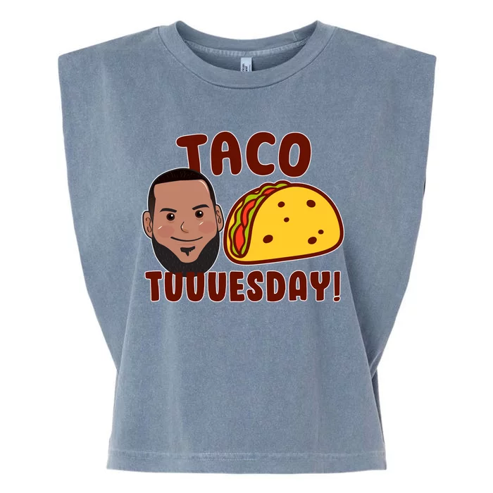 Funny Taco Tuesday Garment-Dyed Women's Muscle Tee