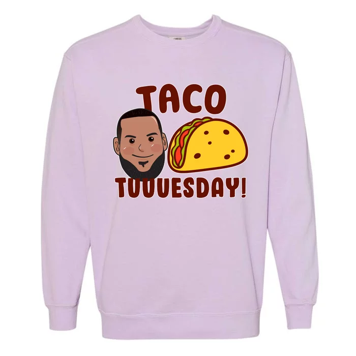 Funny Taco Tuesday Garment-Dyed Sweatshirt