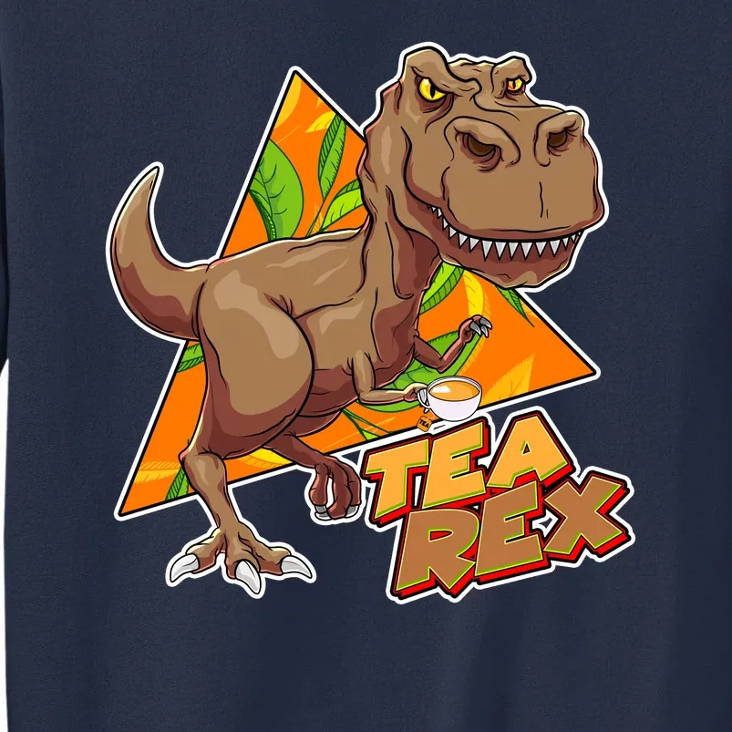 Funny Tea Rex Dinosaur Tea Lover Sweatshirt