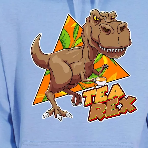 Funny Tea Rex Dinosaur Tea Lover Unisex Surf Hoodie