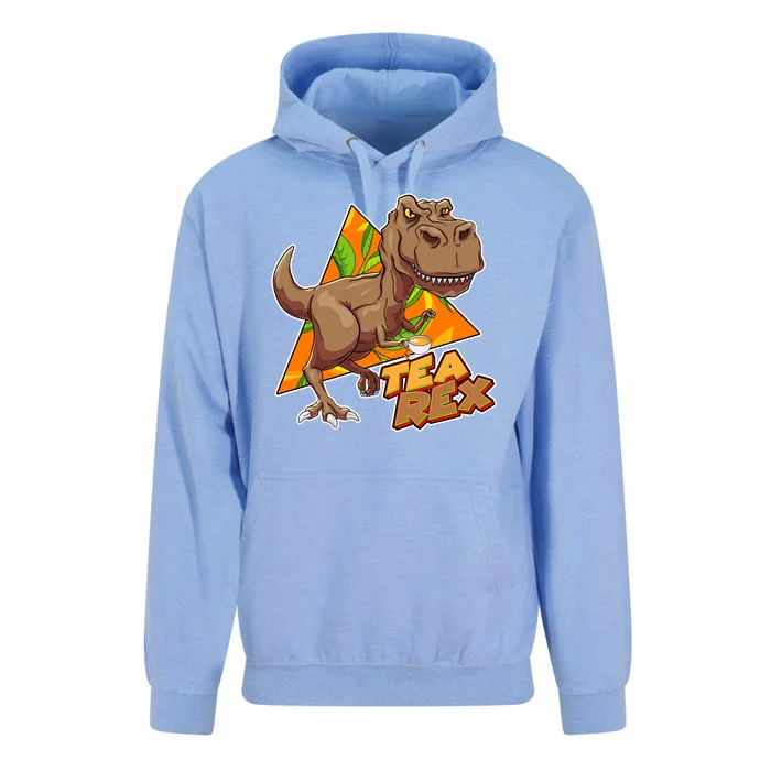 Funny Tea Rex Dinosaur Tea Lover Unisex Surf Hoodie