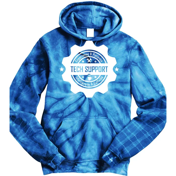 Funny Tech Support Tie Dye Hoodie