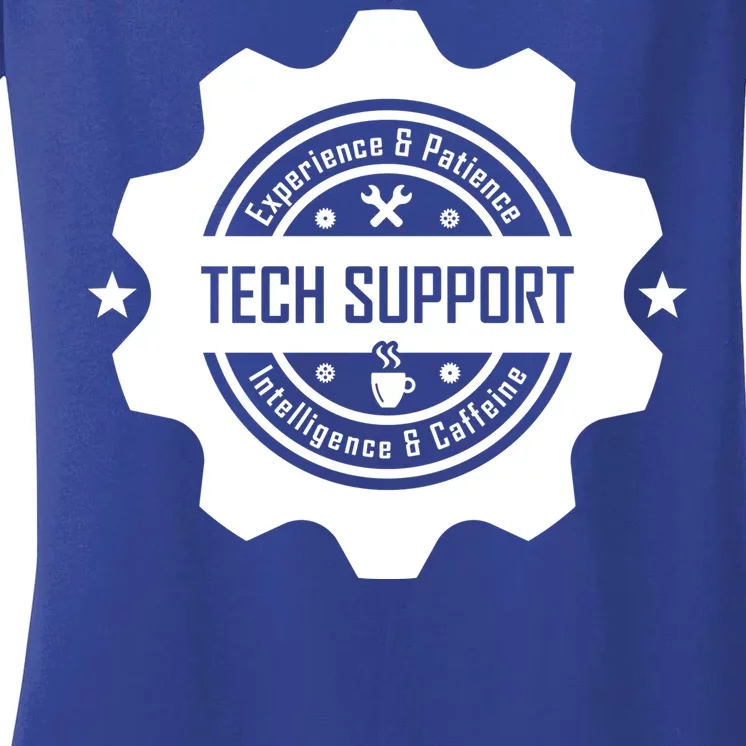 Funny Tech Support Women's V-Neck T-Shirt