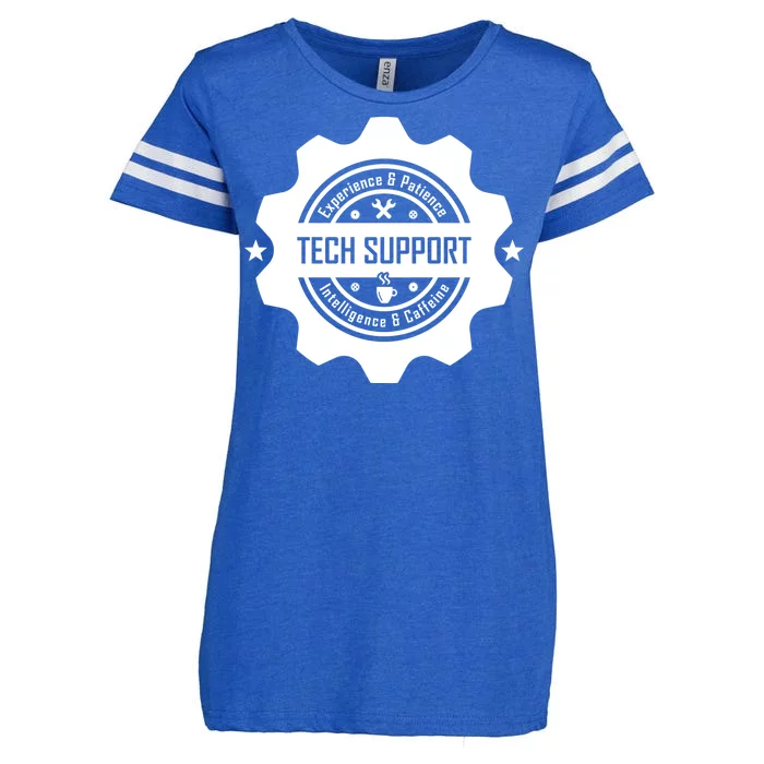 Funny Tech Support Enza Ladies Jersey Football T-Shirt