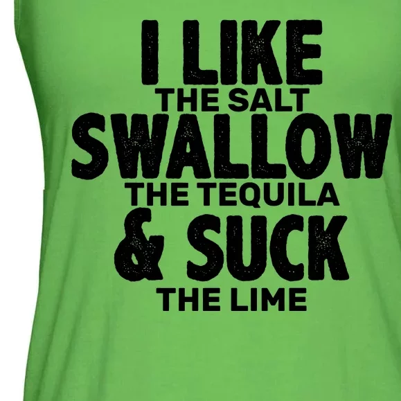 Funny Tequila Shots Ladies Essential Flowy Tank