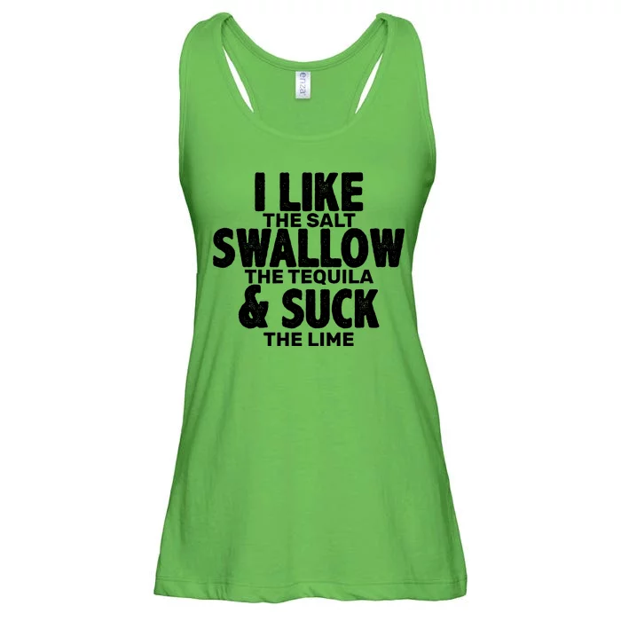 Funny Tequila Shots Ladies Essential Flowy Tank