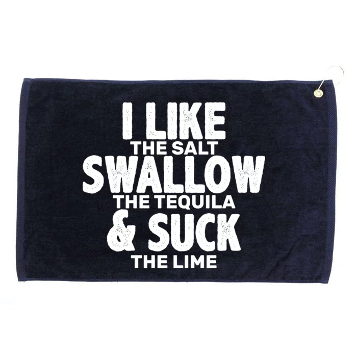 Funny Tequila Shots Grommeted Golf Towel