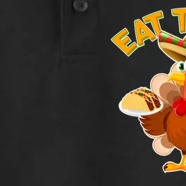 Funny Thanksgiving Eat Tacos Dry Zone Grid Performance Polo