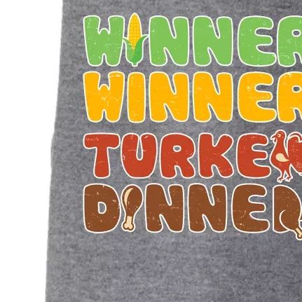 Funny Thanksgiving Winner Winner Turkey Dinner Doggie 3-End Fleece Hoodie