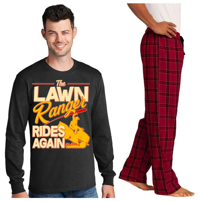 Funny The Lawn Ranger Rides Again Long Sleeve Pajama Set