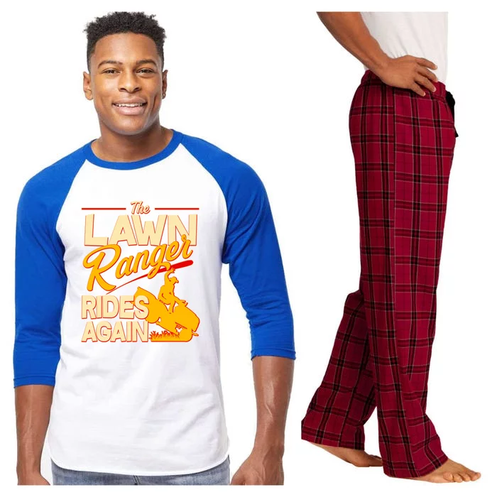 Funny The Lawn Ranger Rides Again Raglan Sleeve Pajama Set