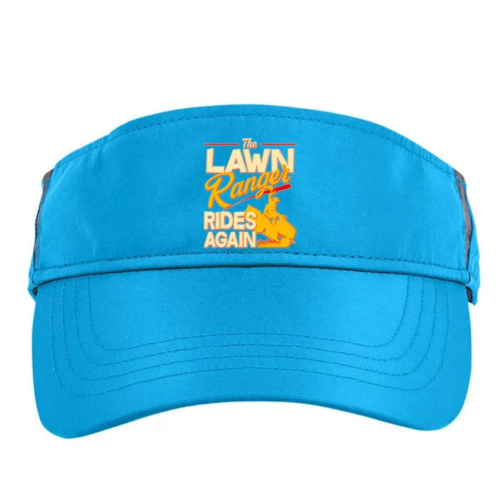 Funny The Lawn Ranger Rides Again Adult Drive Performance Visor