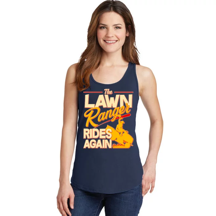 Funny The Lawn Ranger Rides Again Ladies Essential Tank