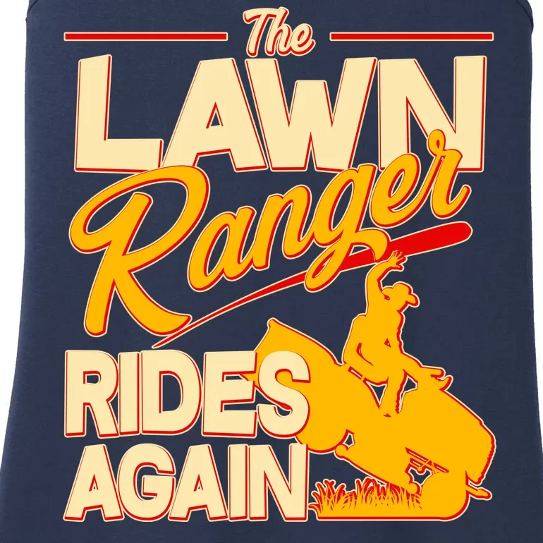 Funny The Lawn Ranger Rides Again Ladies Essential Tank