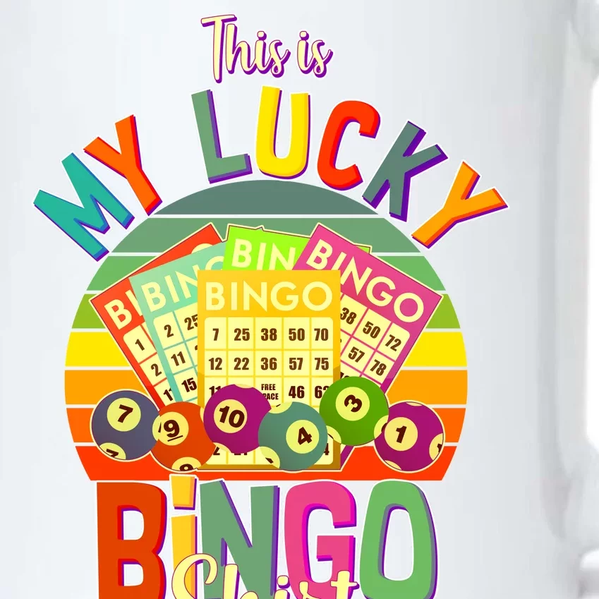 Funny This Is My Lucky Bingo Black Color Changing Mug