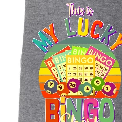 Funny This Is My Lucky Bingo Doggie 3-End Fleece Hoodie