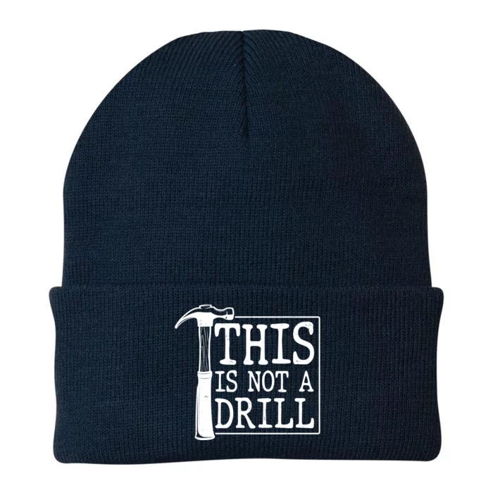 Funny This Is Not A Drill Knit Cap Winter Beanie