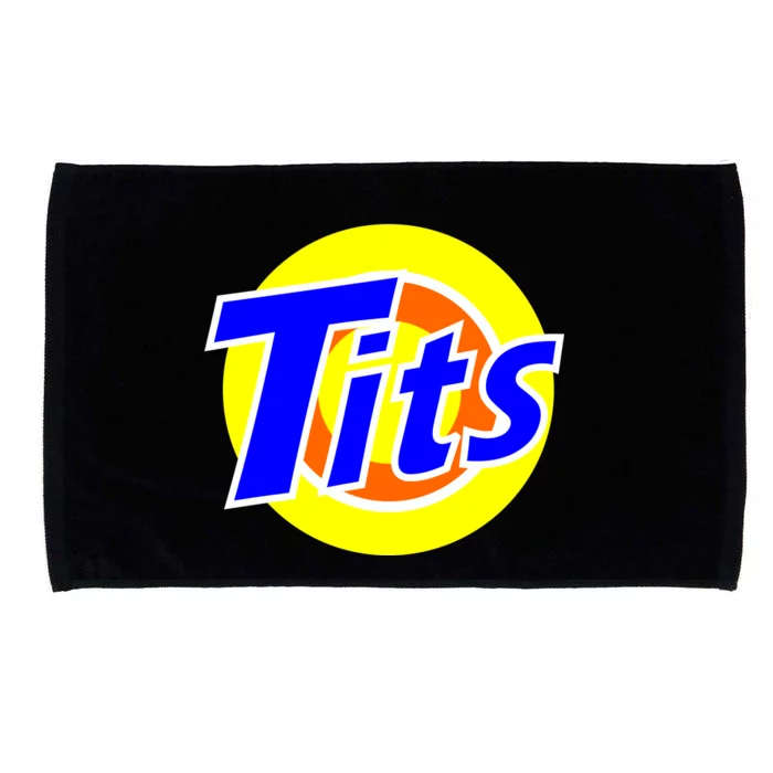 Funny Tits Logo Microfiber Hand Towel